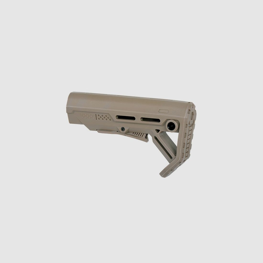 Shoulder support for M 4 / AR 15 models in Tan Type II