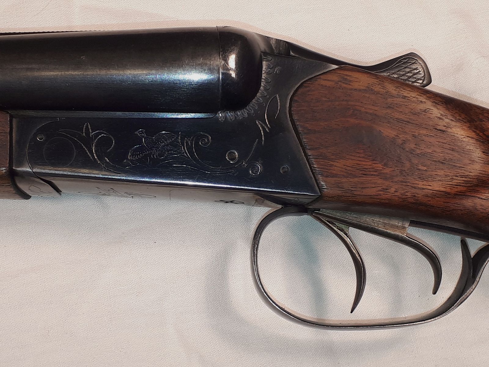 Double-barreled shotgun Baikal, model IZH-43.