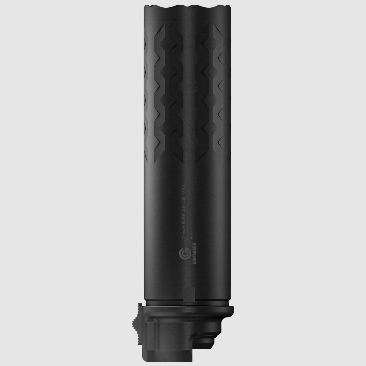Gomander - Geluidsdemper CROWN 5.56 L A2 QD-MAX - Zwart - TB0.11865_0-5.56-L-BK-C, afbeelding 1 van 2