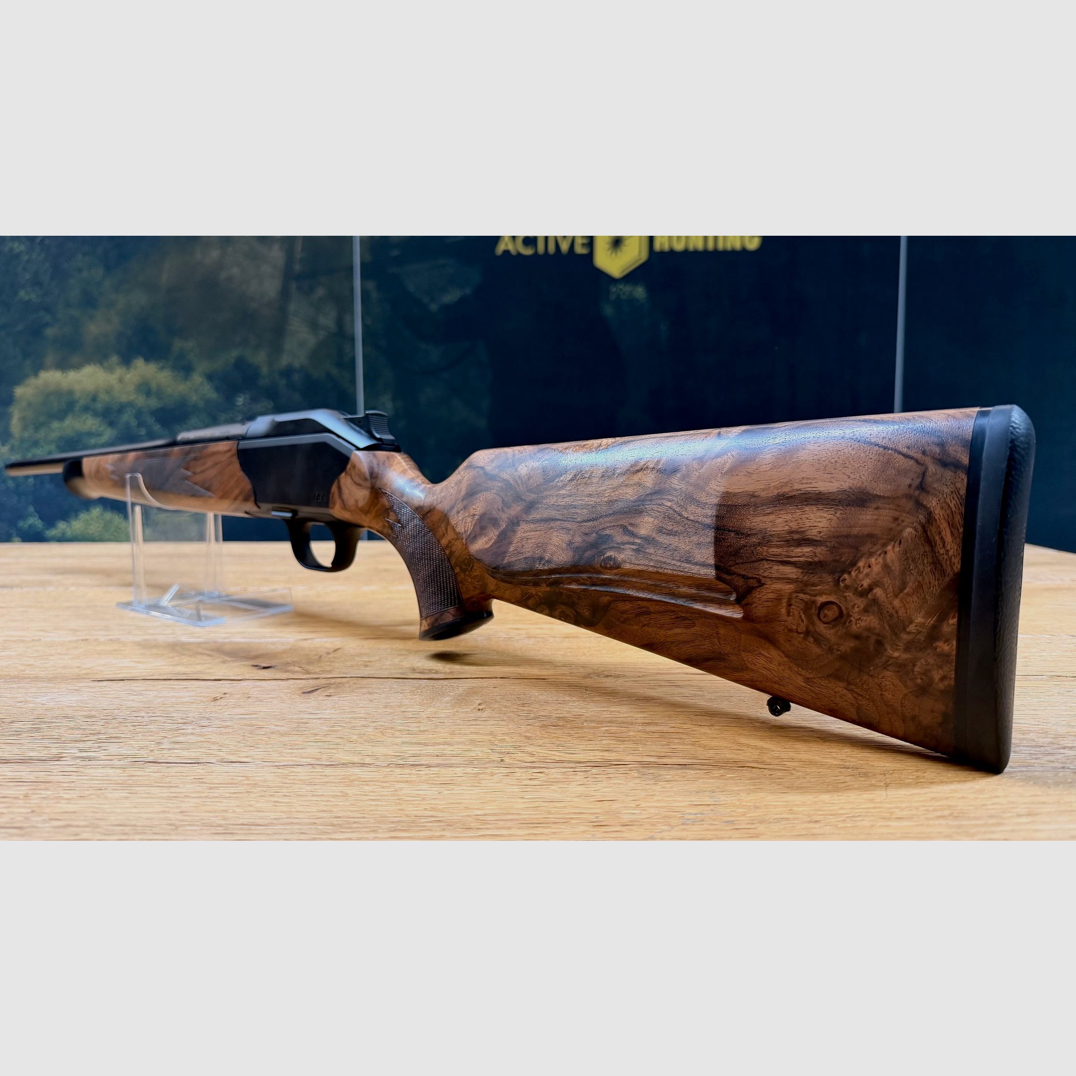 Blaser R8 Holzklasse 7 / Stahlkugel graviert mit Fischhaut / Kaliber und Lauflänge nach Wahl, Bild 7 von 11