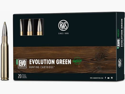 RWS EVO GREEN 9g/139grs - 20 pièces