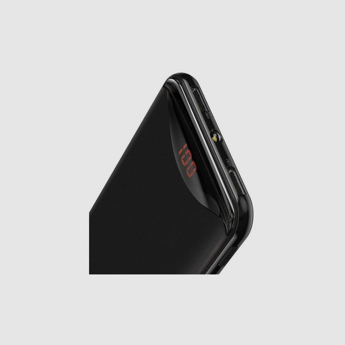 BASEUS GENTLEMAN 10000 mAh Power Bank 2× USB 2.1 A Black, image 4 of 5