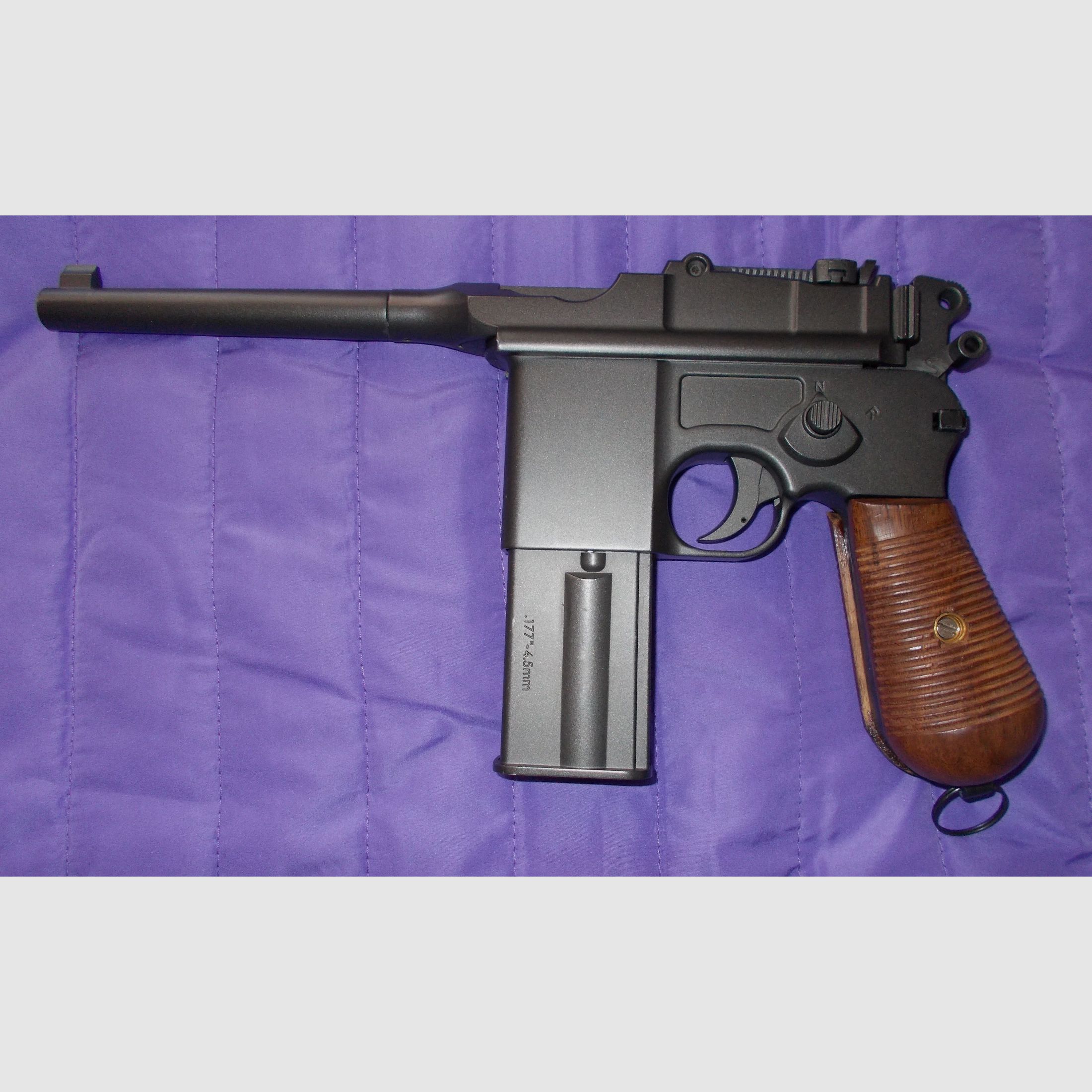 2x UmarexLegends C96 4.5mm BB CO2 Blowback with WOOD GRIPS