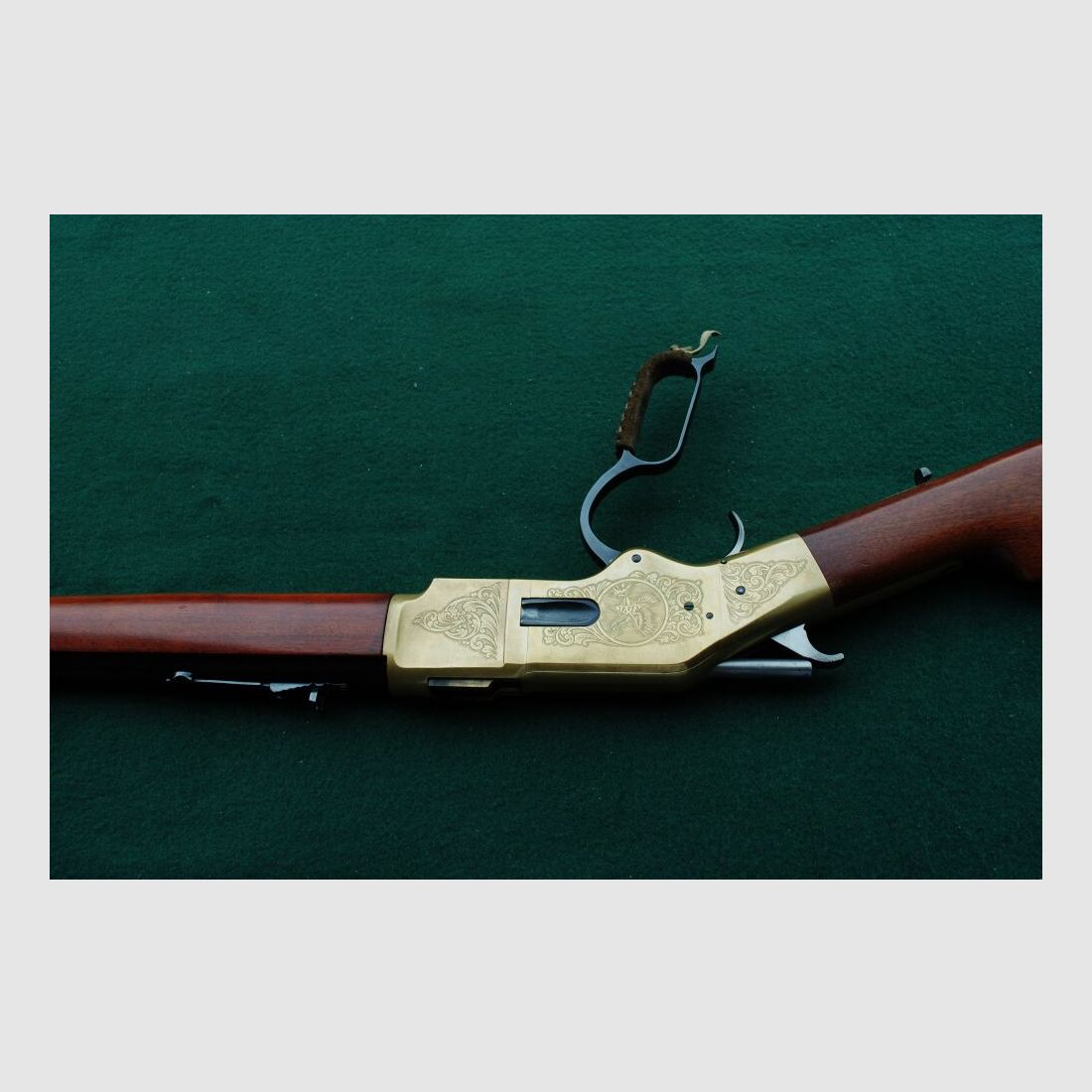 Win. 66 Carbine, Indian Head engraved, completely CAS overhauled