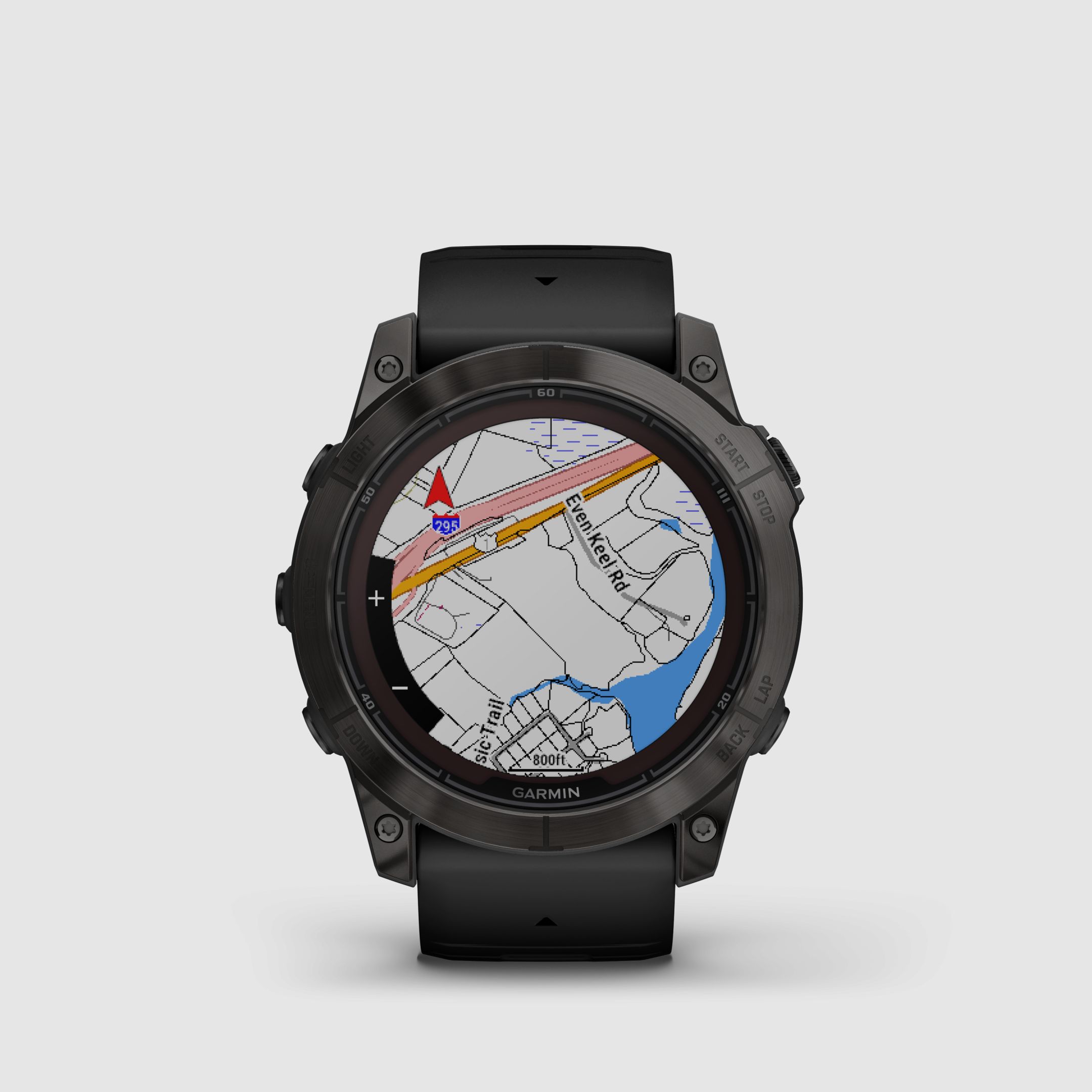 Garmin fēnix® 7X Pro – Sapphire Solar Edition, Black/Carbon Gray Titanium with QuickFit® Silicone Strap 26 mm