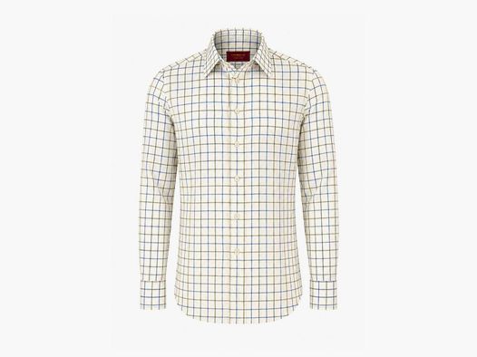 Tattersall Shirt, Blue/Olive