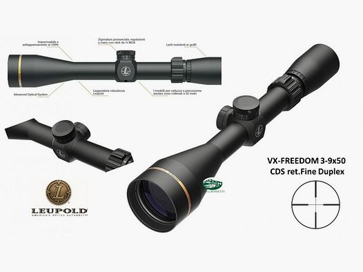 LEUPOLD VX-FREEDOM 3-9x50 CDS ret.Fine Duplex 180613