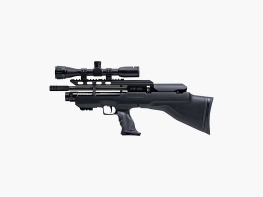 HW 100 Pressluftgewehr Bullpup 4,5 mm mit Schalldämpfer