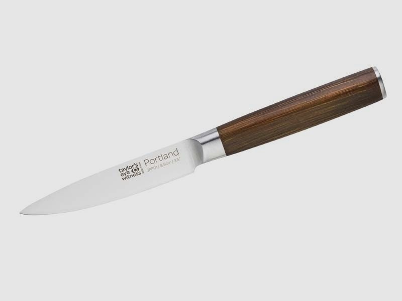 Taylor\'s Eye Witness, PORTLAND Schälmesser 10 cm,, Stahl AISI 420, Griff Walnuss-Effekt