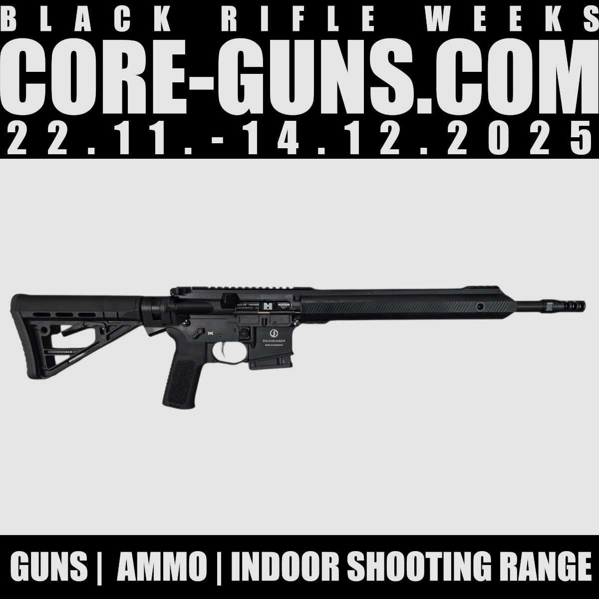 SCHMEISSER AR15-M4FL SPORT 223Rem 14,5" halbautomatische Büchse 223Rem Blackweeks Deals
