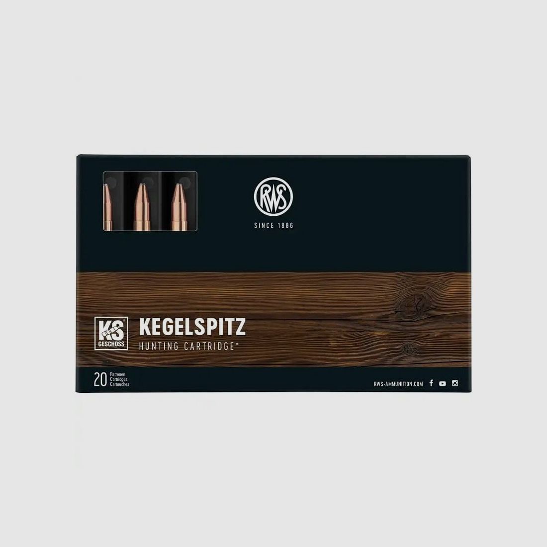 RWS 6,5x65 R KS 127gr. - 20 pz