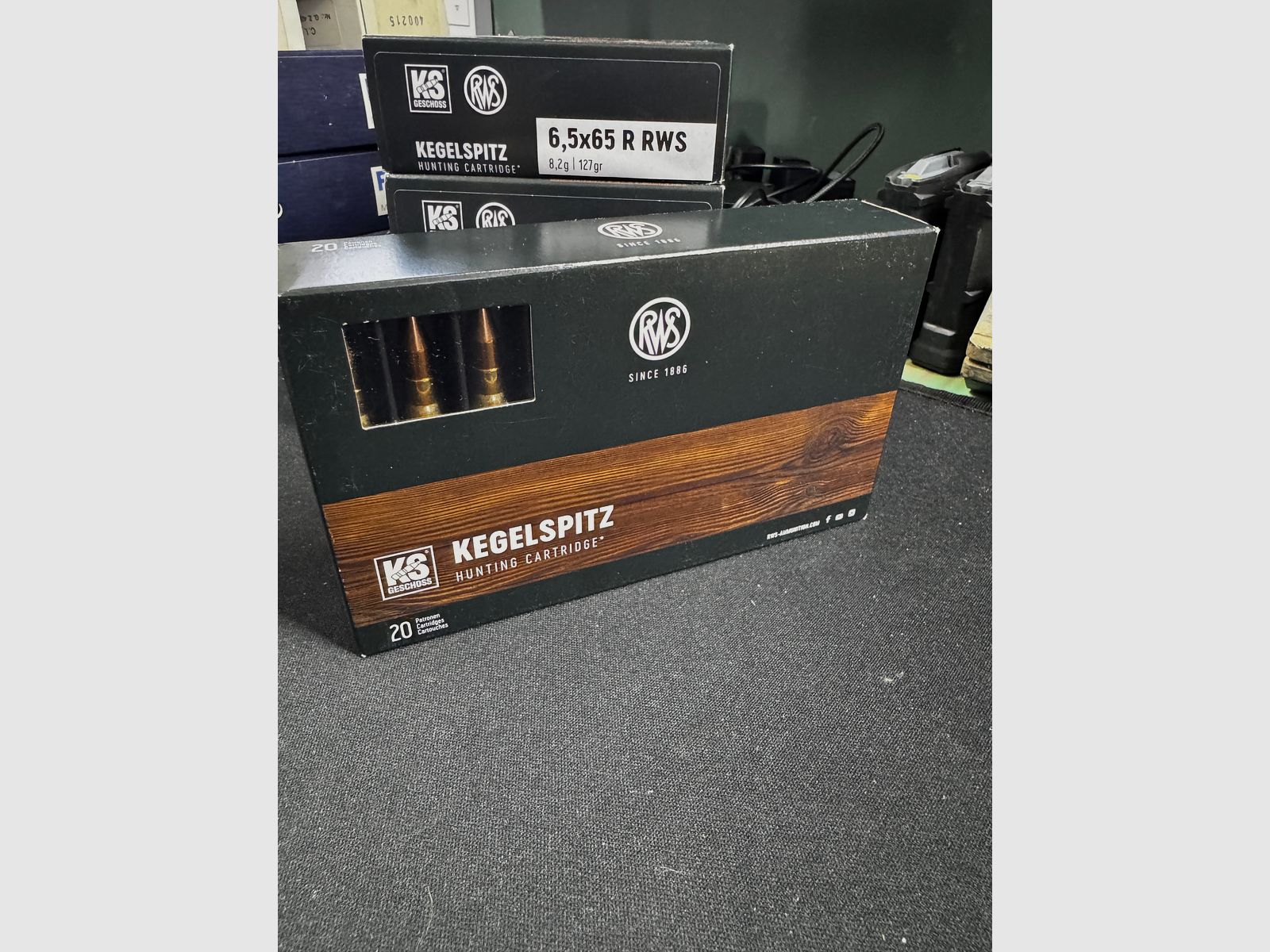 RWS 6,5x65 R Kegelspitz 8,2g/127grs.
