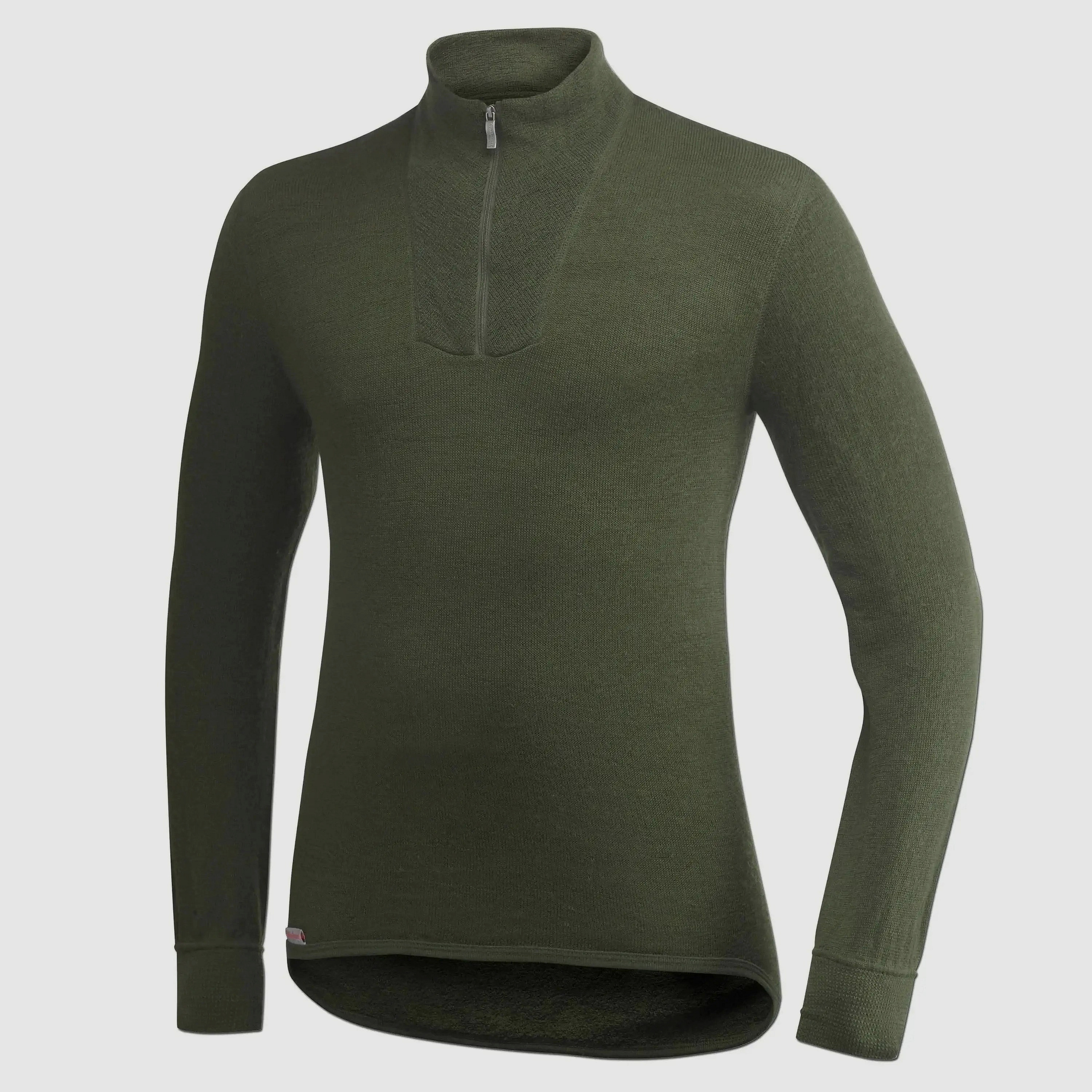 Woolpower Woolpower Rollkragenpullover Zip Turtleneck 200 - Schwarz / S Herren