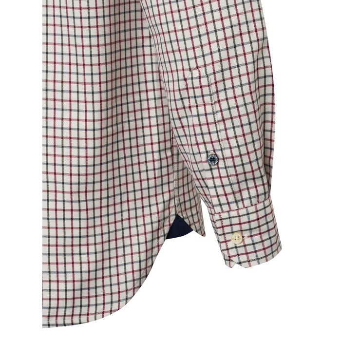 Chemise Beretta Ellis LS en Ivoire/Vert, image 4 sur 4