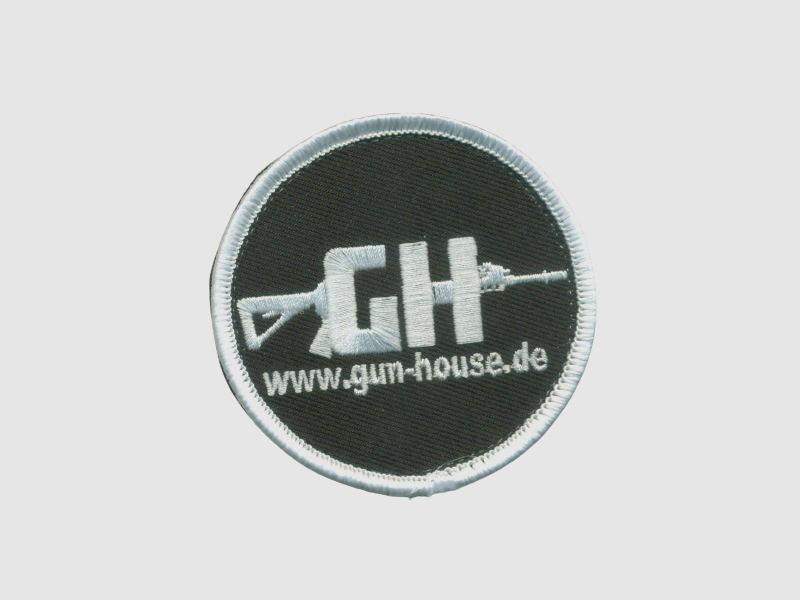 PATCH "GUN-HOUSE" - CON VELCRO E FELTRO PORTANTE