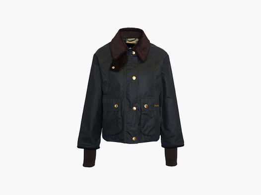 Veste Cropped Beadnell Barbour Wax Olive