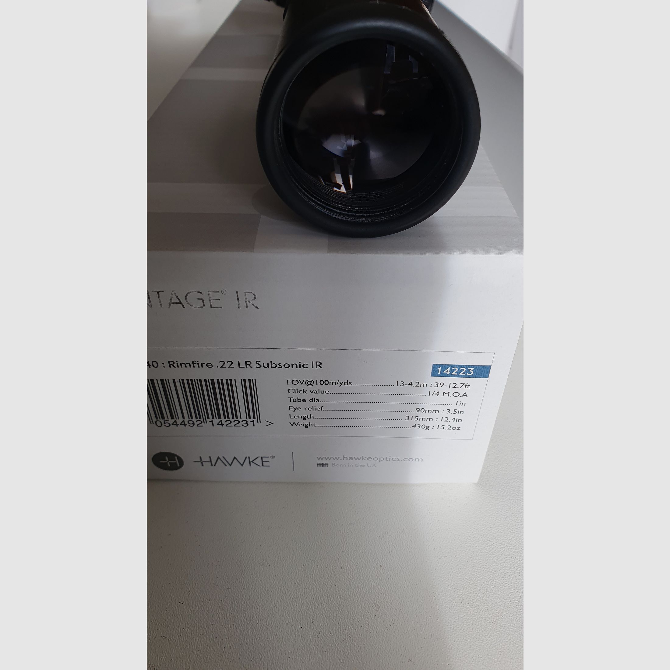 Hawke Vantage 3-9x40 Rimfire HV IR incl. mounts