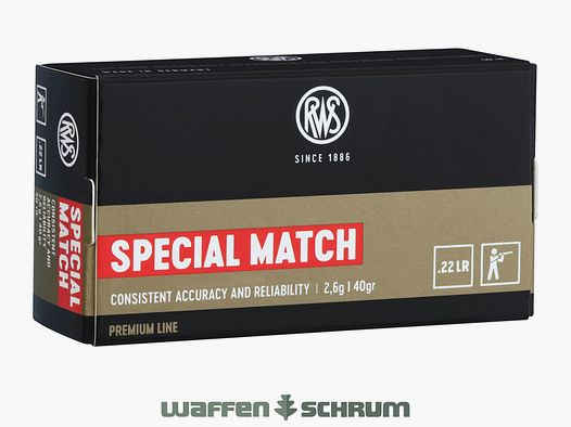 RWS Special Match 2,6g - 40gr. .22lr