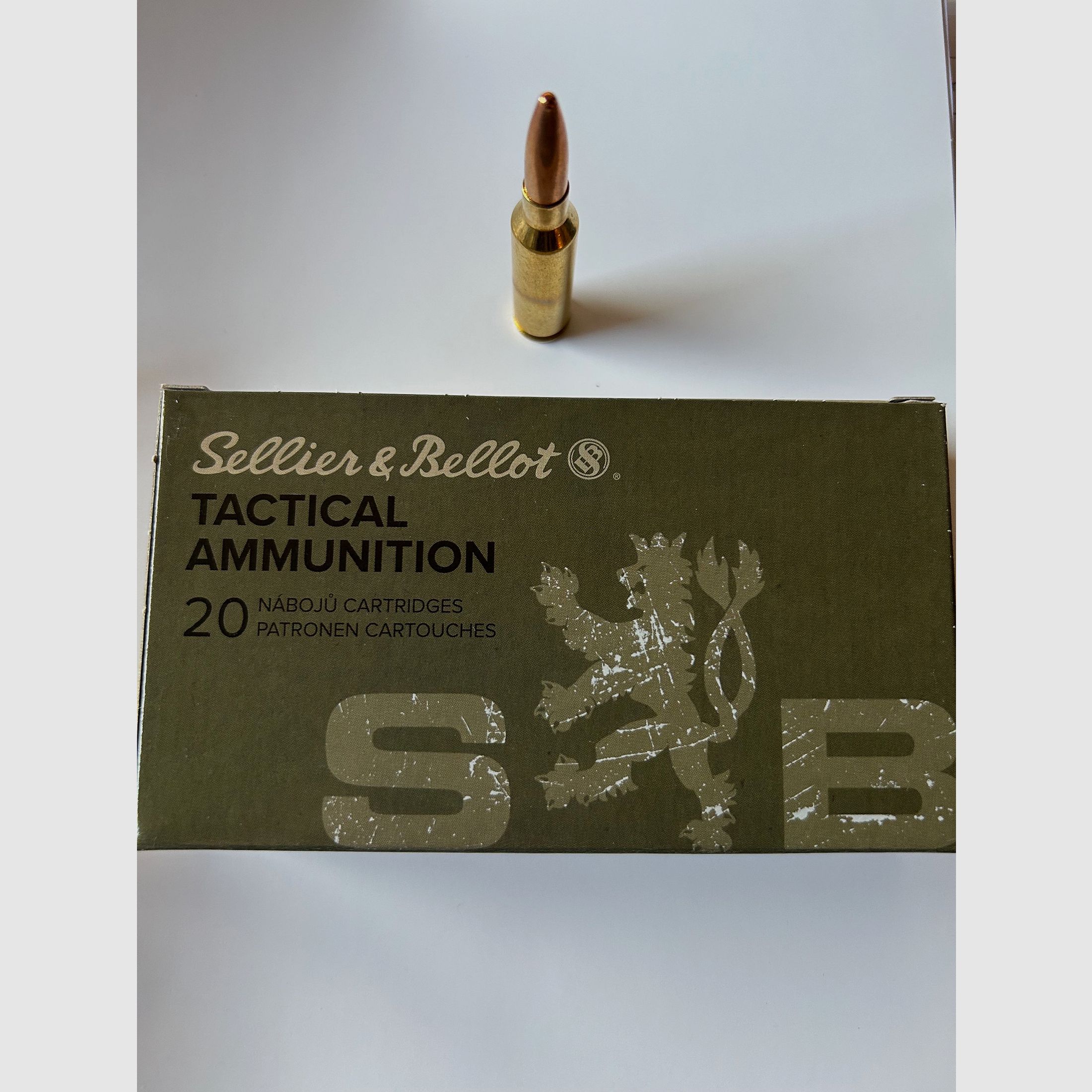 Sellier & Bellot 6,5 Creedmoor FMJBT 140 grains 9,1g Full Metall Jacket *NEU* 20 Rds