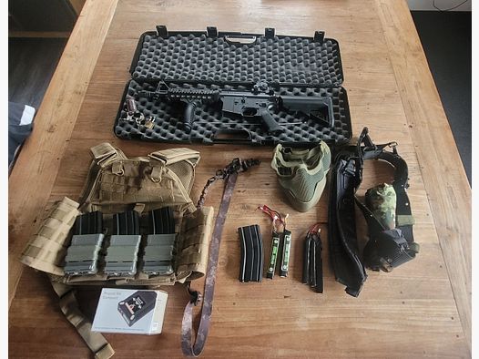 Begadi Sport M4 Airsoft Maschinengewehr