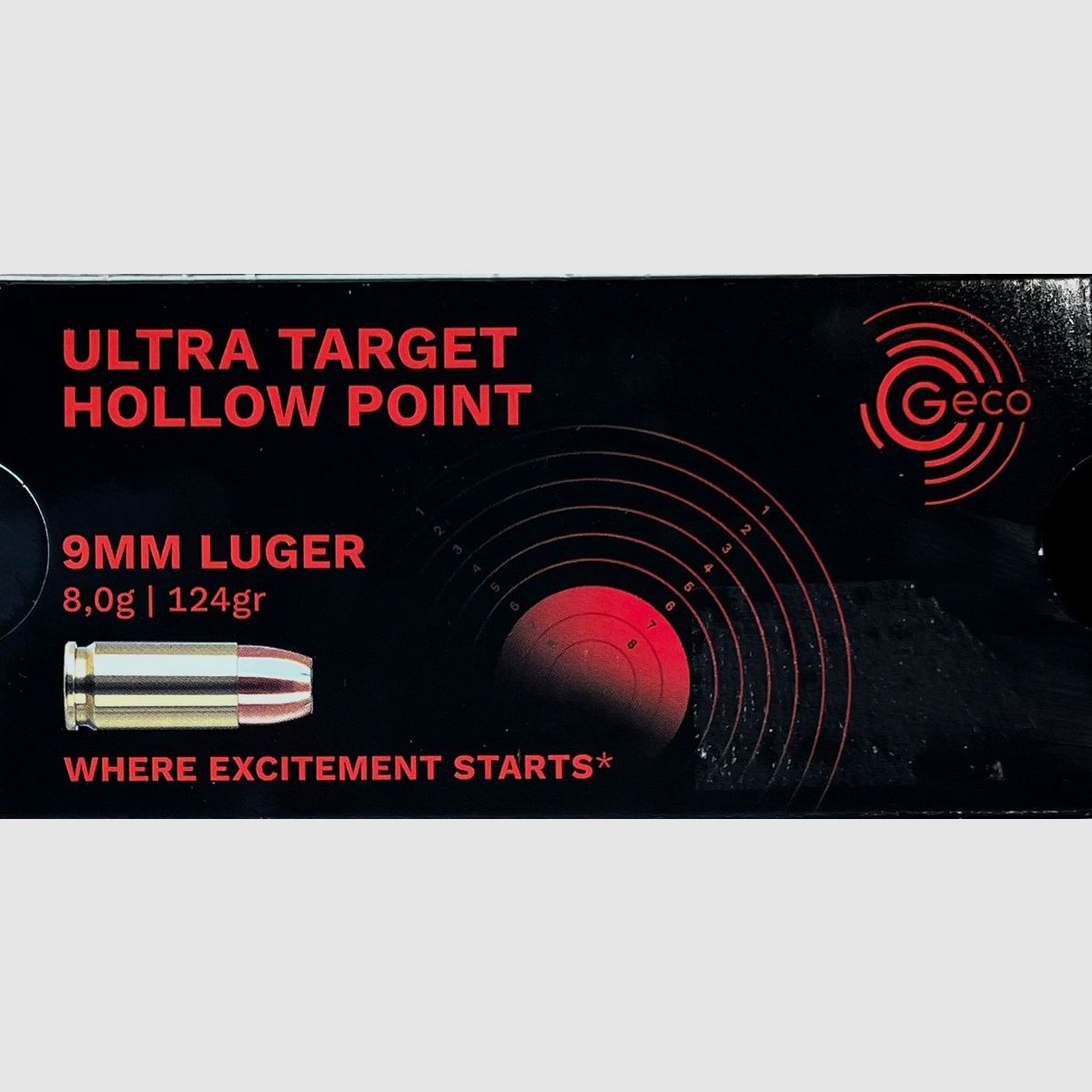 Geco 9mm luger UTHP 124grs - 50 colpi