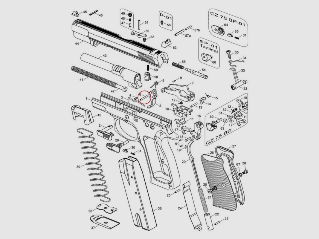 Eemann Tech Competition Trigger Pin for CZ, Bild 5 von 7