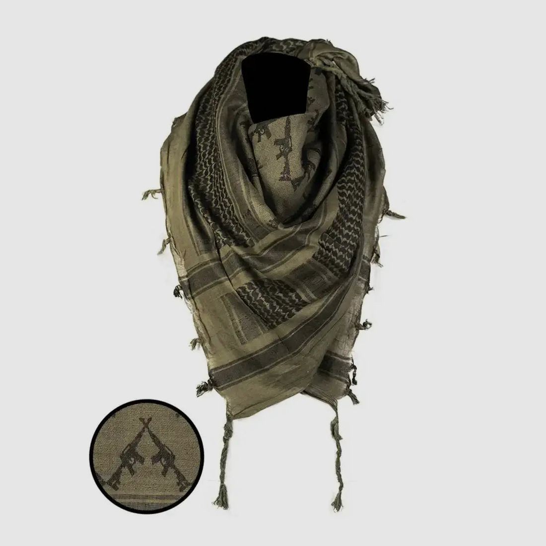 Mil-Tec Mil-Tec Shemagh Rifles 110 x 110 cm - Oliv