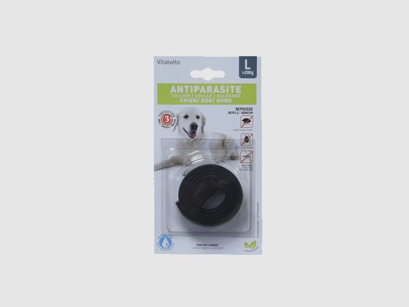 COLLARE ANTIPARASSITARIO PER CANI L60CM