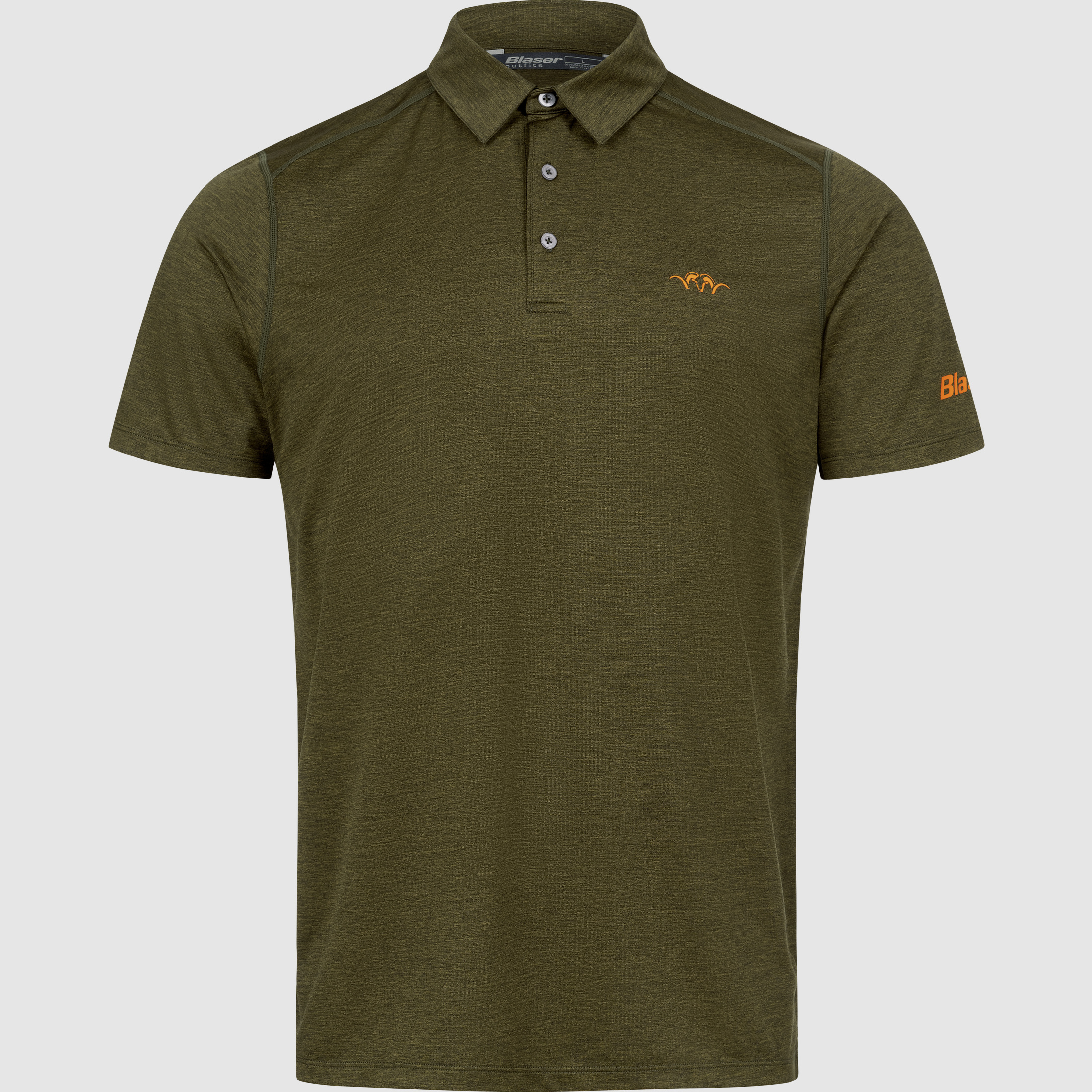 Herren Competition Polo Shirt Dunkel Oliv Dunkel Oliv M