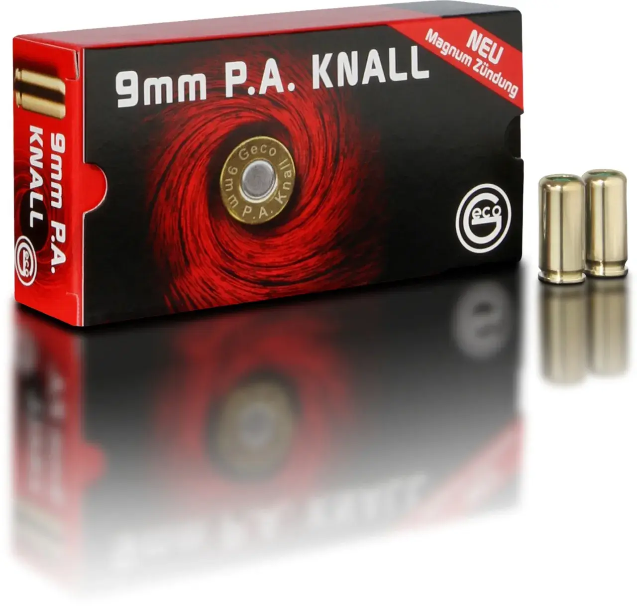 9mm Platzpatronen Pistolenkugeln Geco, Bild 2 von 2