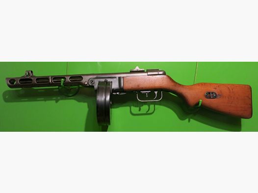 Deko "Schpagin PPSH 41" Cal. 7,62x25 avec chargeur tambour, certificat, rareté absolue les dépôts sont vides ! #52