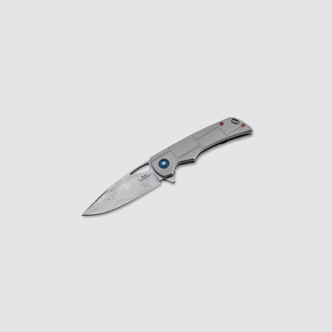 Böker Plus P-51 Damast Titan Taschenmesser