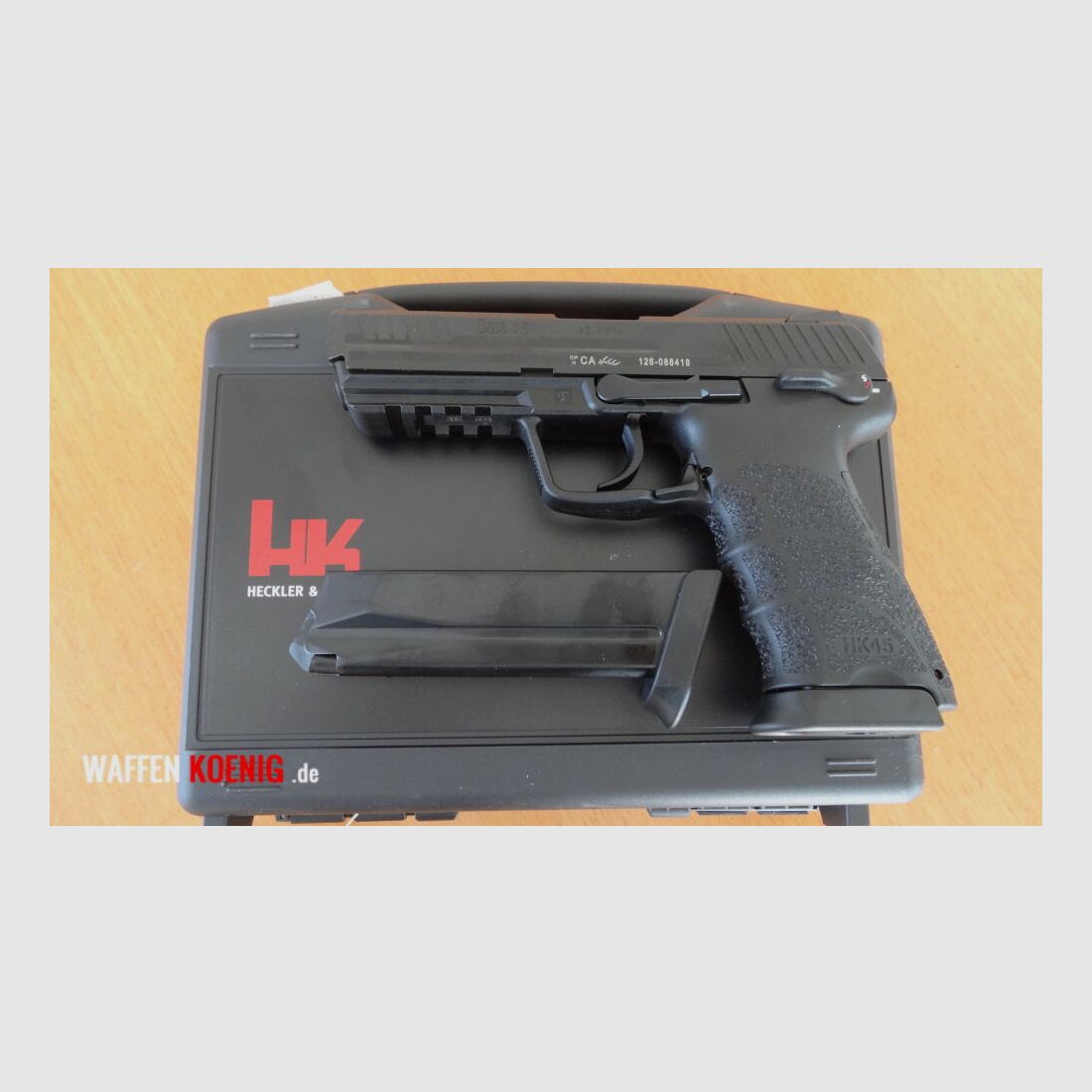 HECKLER & KOCH HECKLER & KOCH, PISTOLE HK45 FULL SIZE, BRÜNIERT