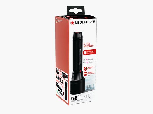 502517 Ledlenser P6R CORE QC Taschenlampe bis zu 270 Lumen 335 Meter Multicolor