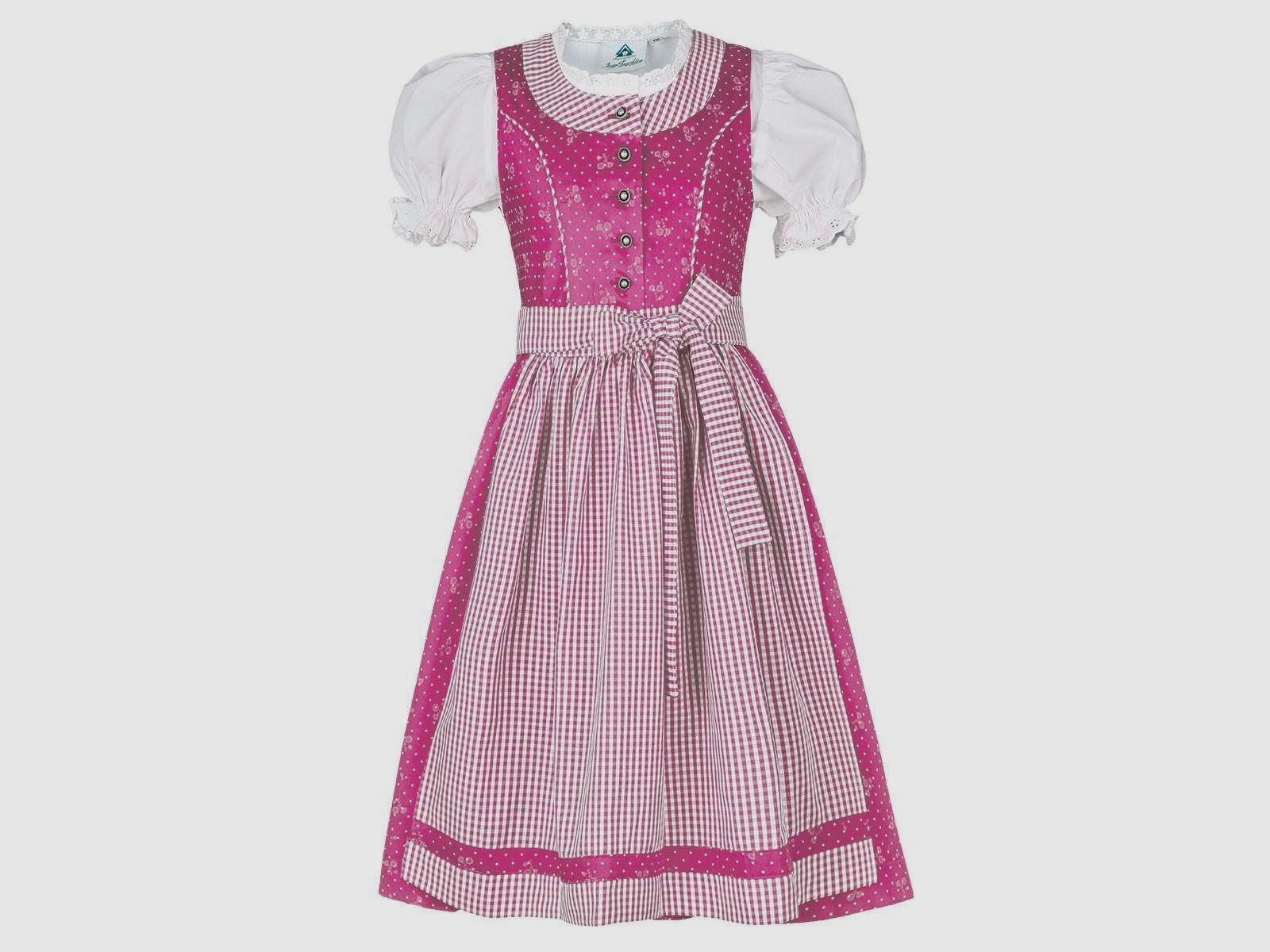 Children's Dirndl "The Playful" in Pink