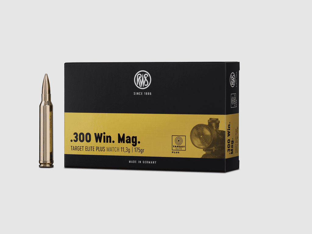 RWS .300 Win. Mag. Target Elite Plus Match 175gr. - 20 stuks.