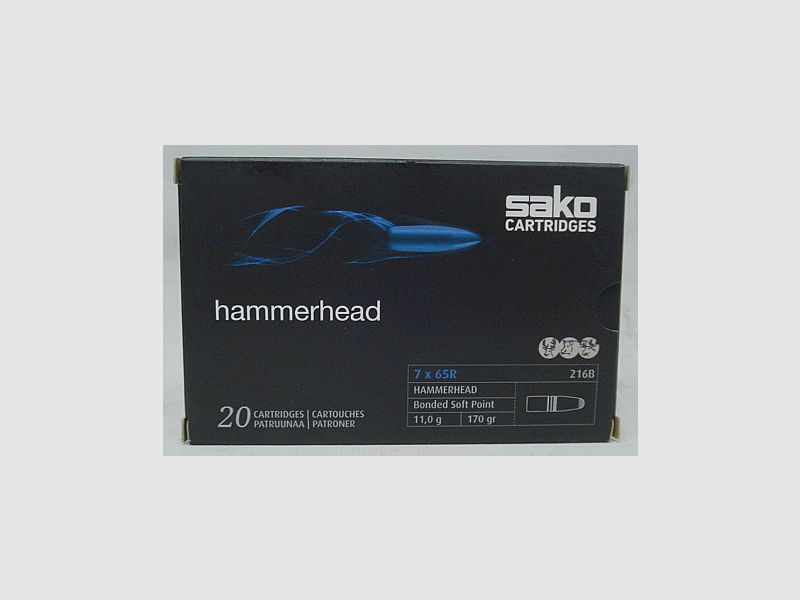 7x65R Hammerhead SP - 11,0g/170gr (a20)