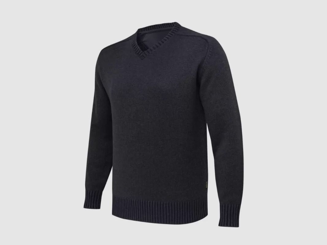 Beretta Technical Jersey Kent with V-Neck Ebony, image 1 of 3