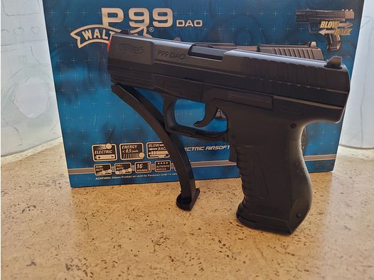 Walther / Umarex Airsoft Softair Pistole P99 DAO AEG 0,5 J