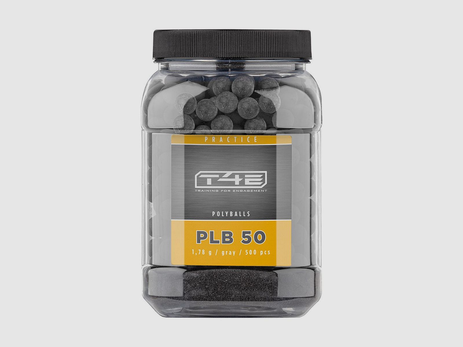 T4E Práctica PLB Balas de Plástico 500 Disparos Calibre .50