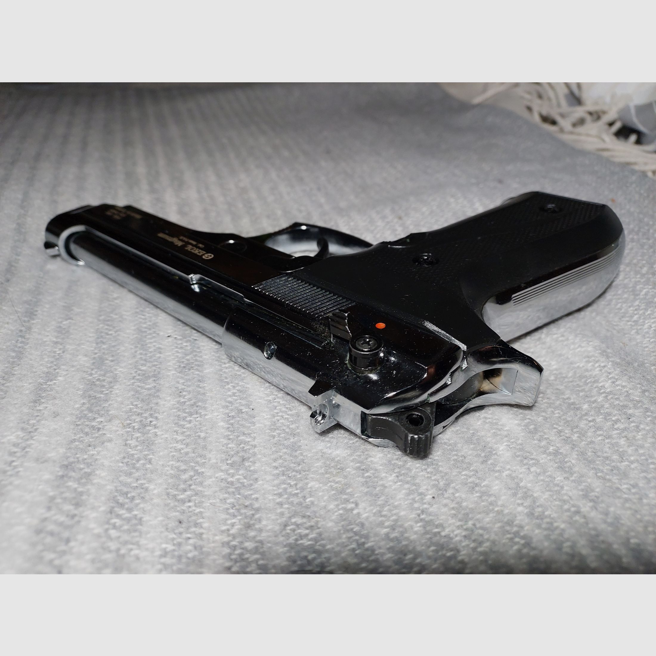 Ekol Firat Magnum pistola a salve cromata cal. 9mm P.A.K. (PTB 973) come nuova!