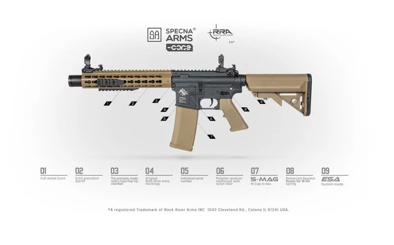 ASG carbine Specna Arms SA-C07 CORE - Half-Tan, image 28 of 62