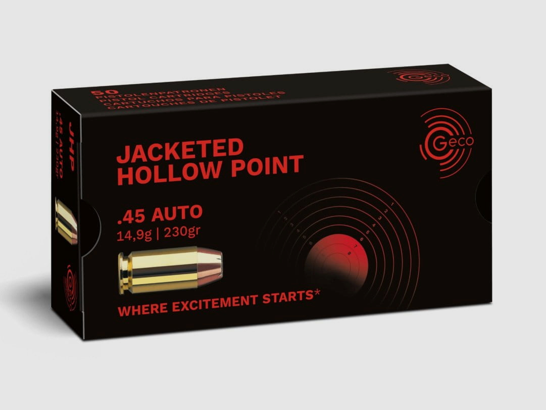 Geco .45 Auto Hohlspitz 230 gr. - 50 Stk.