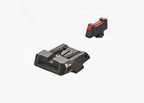 SPS Carry Visier Black/Fiber rot Glock