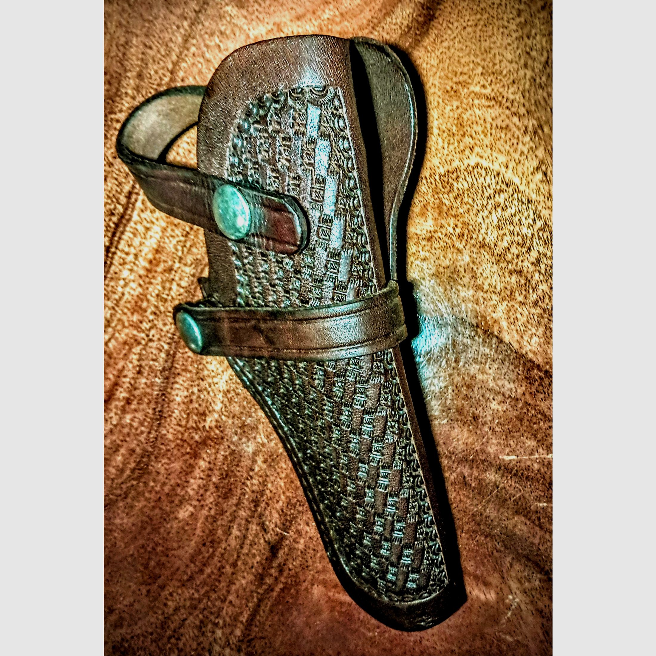 Revolverholster / Neu / Viking # 78 / aus dickem Leder