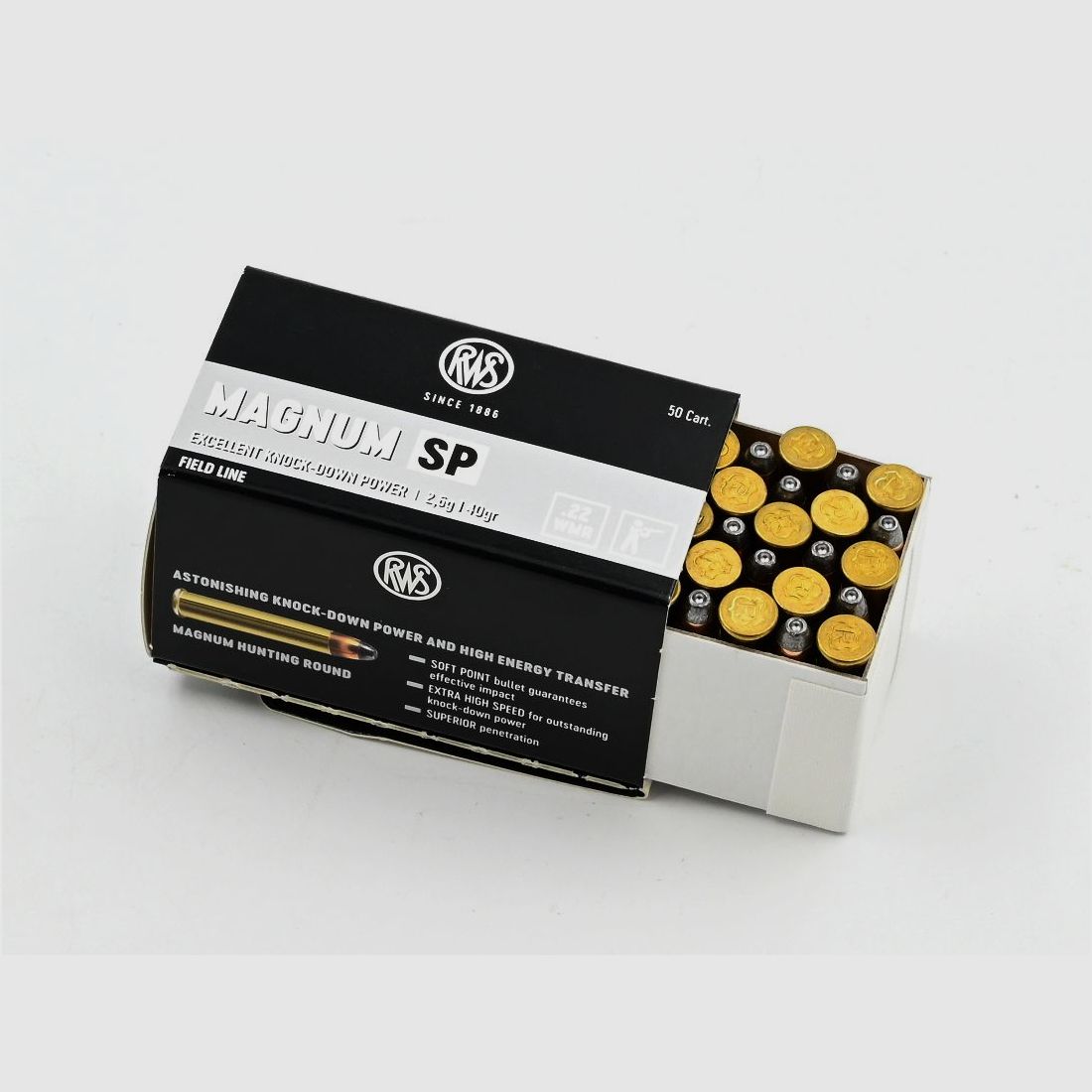 RWS, .22 Mag., TM 40 gr, 50 Stk.
