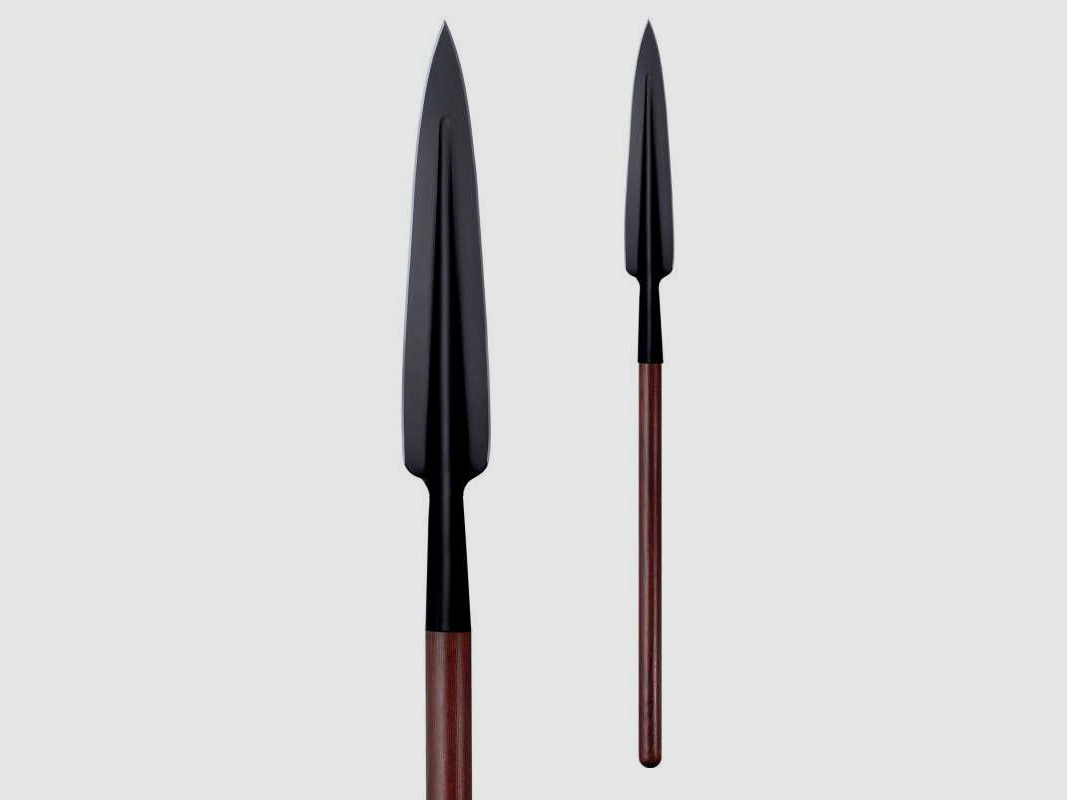 Cold Steel Assegai Speer mit Kurzem Schaft, inkl. Scheide