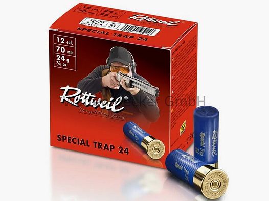 Rottweil (RWS) Rottweil Special Trap 24g Cal. 12/70 Granulométrie: 2,4mm 24g --1.000 coups--