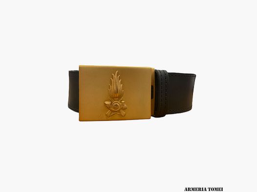 GUARDIA DI FINANZA – LEATHER BELT WITH PLATE