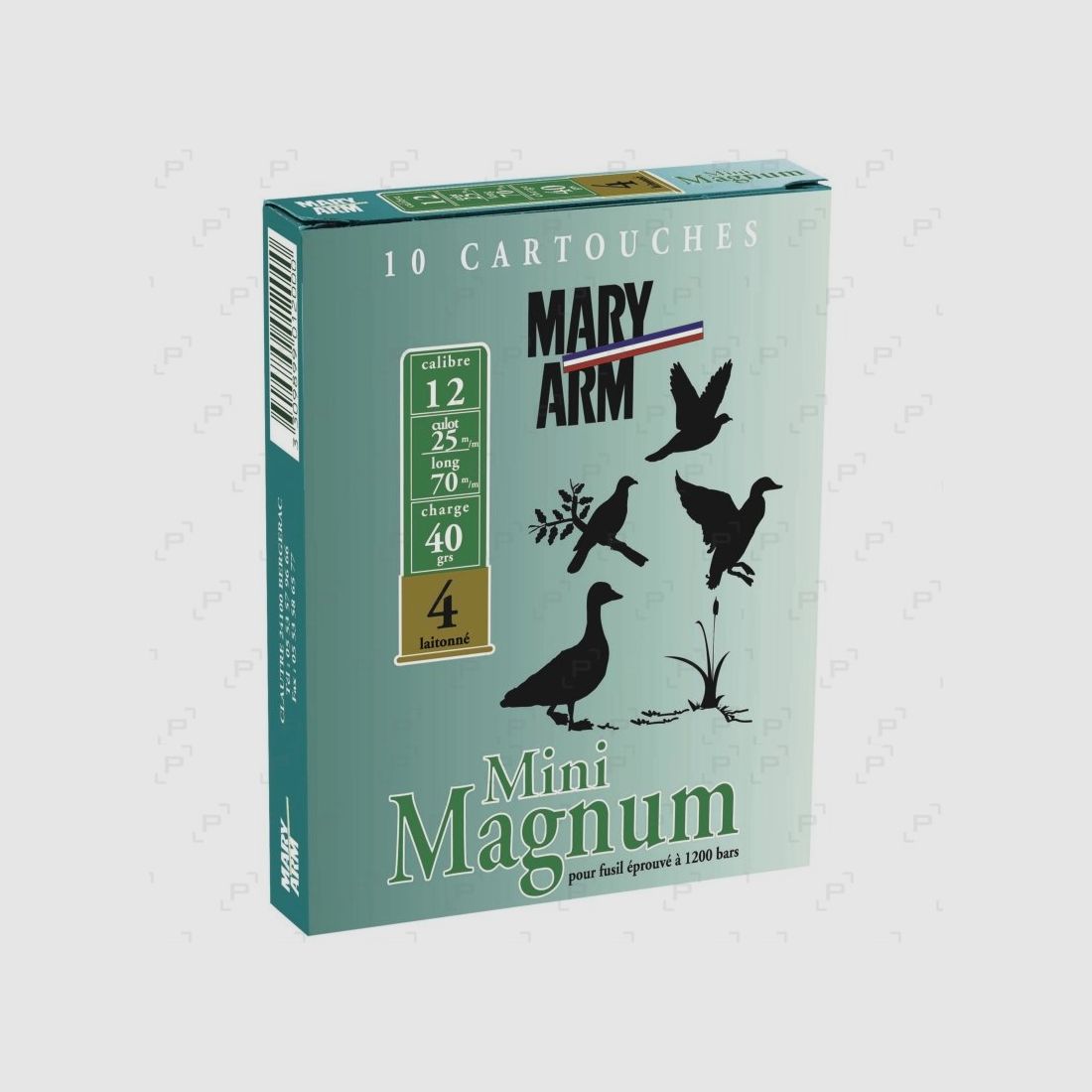 Cartouches Cartouches plombs MARY ARM CAL 12/70 - MINI MAG